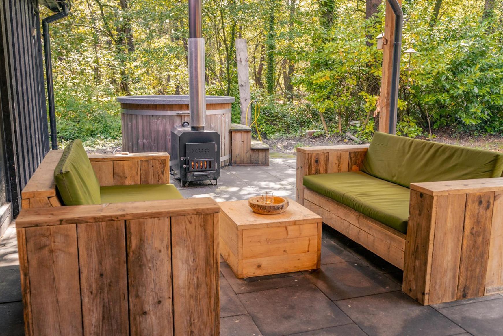 Wellness In The Woods - 4P Tinyhouse Met Prive Sauna & Hottub Diessen Εξωτερικό φωτογραφία